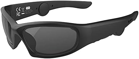 טייינפלוס בטיחות משקפי שמש בלוטות 'חסיני רוח וחול, משקפי שמש שמע, משקפי שמש ספורטיביים עם אוזניות