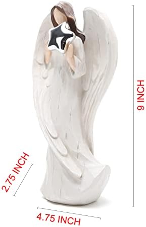 Hodao 9 צלמיות מלאך אפוטרופוס תפילה מלאך מלאך זיכרון מלאך פסלונים אספנות - מתנות עידוד לנחמה ולעודד תקווה