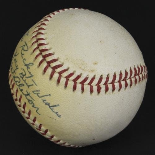 Vintage 1970 וולט אלסטון חתם על חתימה על חתימה בליגה הלאומית בייסבול JSA COA - כדורי חתימה