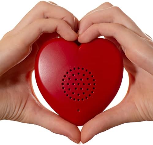 מוצרים מדברים, אישורים אדום לב, כפתור סאונד MP3 עם 30 ציטוטים מוטיבציוניים וחיוביים שהוקלטו מראש לשיפור בריאות