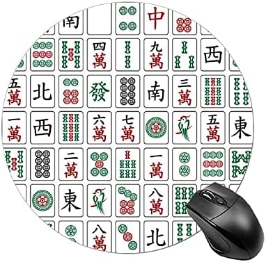 סיני מהג ' ונג עגול משטח עכבר החלקה גומי בסיס עכבר מחצלת עבור משרד בית מחשב נייד נסיעות