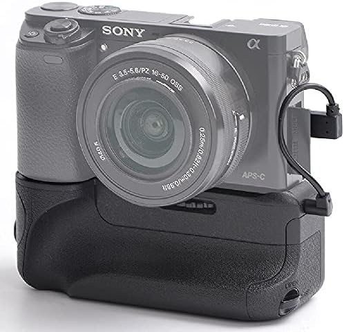 החלפת DSTE ל- Pro VG-6300 אנכי אחיזה תואמת Sony A6300 A6000 מצלמה דיגיטלית