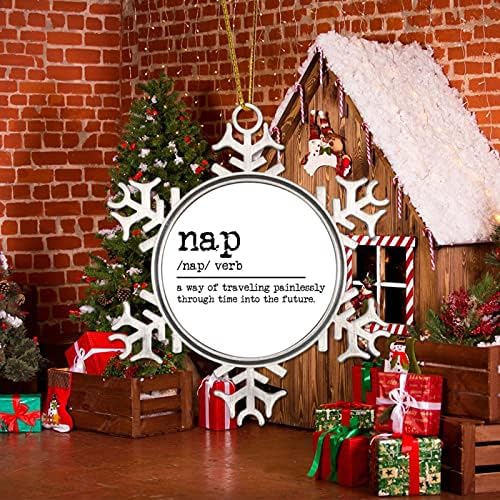 הגדרת תנומה קישוט קישוט עץ חג המולד 2022 NAP NOUN DEFINENAL הגדרת חג המולד קישוטי עץ