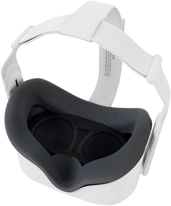כיסוי עיניים של Duckart עבור Oculus Quest2, כרית עיניים סיליקון רכה נושמת נגד נושמת עבור Oculus Quest