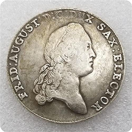 עתיק מלאכות 1775 גרמנית כסף דולר הנצחה מטבע 1841