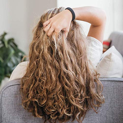 קשרים גדולים לשיער עבה או מתולתל. לא להחליק אין נזק חלקה קוקו מחזיקי פצפוצי ספורט עבה שיער קשרי-שיער להקות-מתולתל