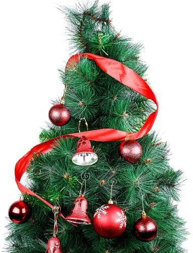 300 יח 'מערבבים קישוטים לחג המולד ווים, קולב עץ חג המולד מפלדת אל חלד, ווים גרבי חג המולד נהדר לקישוט
