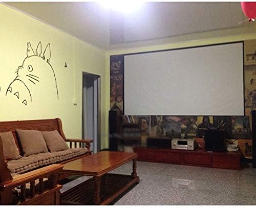 מסך הקרנת בד CLGZS 100 אינץ '16: 9 יחס לקולנוע ביתי מסכי מקרן 2.2x1.24 מטר