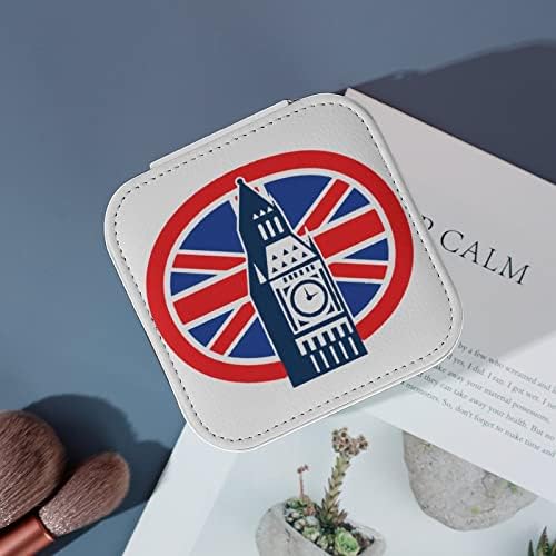 לונדון Big Ben Union British Jack Jack Flag ארגון תיבת תצוגה אחסון מחזיק מארז מתנה לנשים עגילי בנות טבעות שרשרת