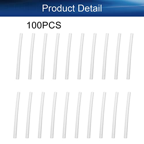 ביטומשין 100 יחידות יחס 2: 1 PE חום מכווץ צינור צינור 0.12 אינץ 'DIA 2.36 אינץ