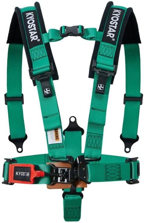 Kyostar 5point Series Series Latch ו- Link Safety Safety Set Set Green 8153