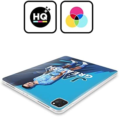 עיצובים לתיק ראש מורשים רשמית מנצ'סטר סיטי איש סיטי FC ג'ק גריליש 2021/22 צוות ראשון ג'ל רך תואם ל- Apple iPad