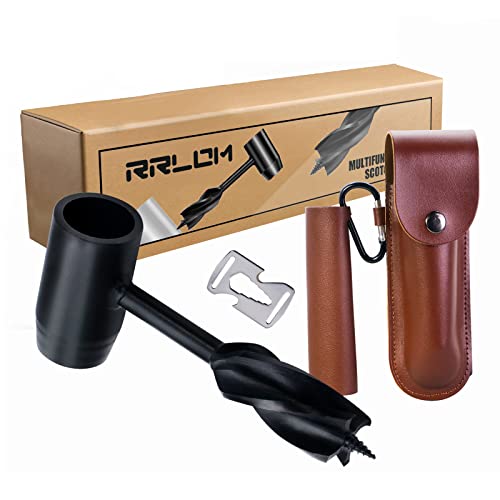 RRLOM Survival מתנחלים כלי בושקפט מקדח מקדח עץ עיניים סקוטש, מפתח ברגים מקדחה ידנית, מקדד ידני חיצוני עץ ויצרנית