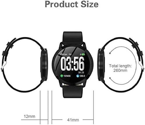 XDCHLK חכם שעון צמיד ספורט-פעילות גשש שעון עם צג לחץ דם דופק, מד צעדים IP67 עמיד למים צג שינה