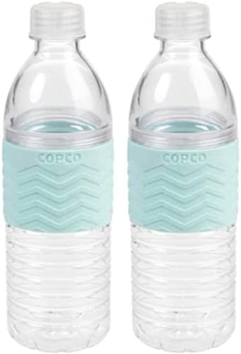 בקבוק מים טריטן לשימוש חוזר של קופקו הידרה עם מכסה עמיד בפני נוזלים ושרוול מונע החלקה, 16.9 אונקיה,