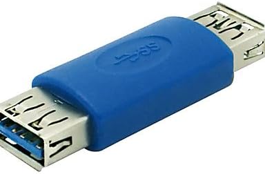 USB 3.0 סוג A חיצוני נקבה עד נקבה מחבר מתאם מאריך מתאם כחול, כחול