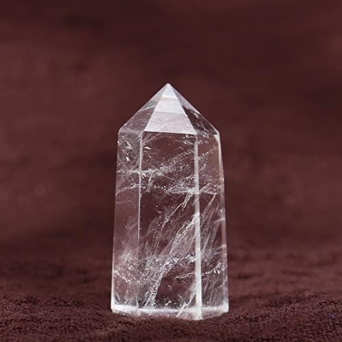 Apengshi Clear Quartz Mealing Crystal מגדל 6 נקודה אחת עם נקודה יחידה צ'אקרה טבעית Chakra Crystal Collection
