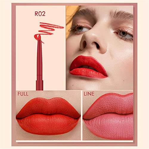 סימון צבעים איפור 18 צבע שפתון שפתיים אניה לאורך זמן ליפלינר עיפרון עט צבע סנסציוני עיצוב תוחם שפתיים איפור
