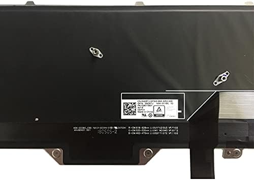מקלדת אמריקאית חדשה למחשב נייד עבור דל אלינוואר מ17 17 ר4 ר5 עם תאורה אחורית 0 ד5ט ג ' י 1326 ט1ב01