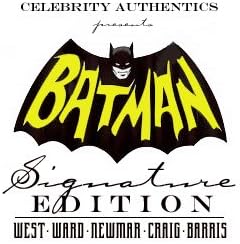 אדם ווסט חתימה משנת 1966 סרט באטמן 8x10 BatCycle Photo