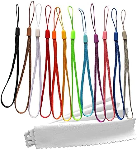 Colororyourlife 120 יח 'רצועות שורש כף היד מיתרי שרוך עבור USB פלאש כונן זיכרון מקל קיבולי עטים קיבולי - צבעים