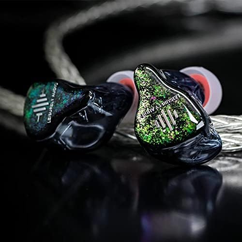 Linsoul Audio באופן נינוח L8 8BA Armature Armature hifi באוזניות אוזניות IEM עם לוחית פנים מותאמת אישית,