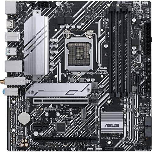 ASUS Prime B560M-A AC Intel B560 MATX לוח אם, PCIE 4.0,2XM.2SLOT