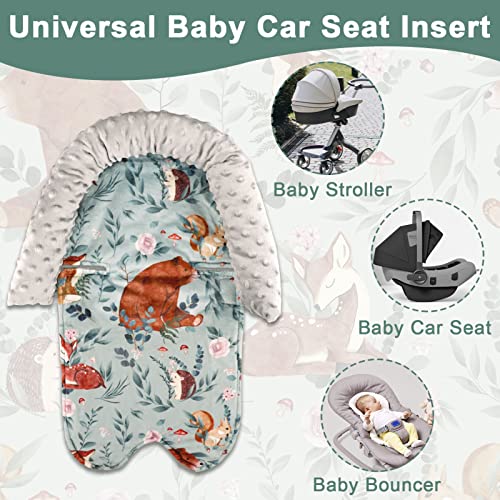מכסה מושב לרכב לתינוק ותוספת מושב לרכב לתינוק, כיסוי סיעודי רב שימושי, תמיכה ראש ראש במכוניות לבנים,