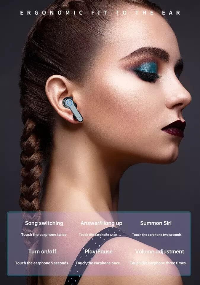 עבור Samsung Galaxy Note20 Ultra True Wireless אוזניות Bluetooth 5.1 אוזניות מגע עם מארז טעינה לתצוגה דיגיטלית