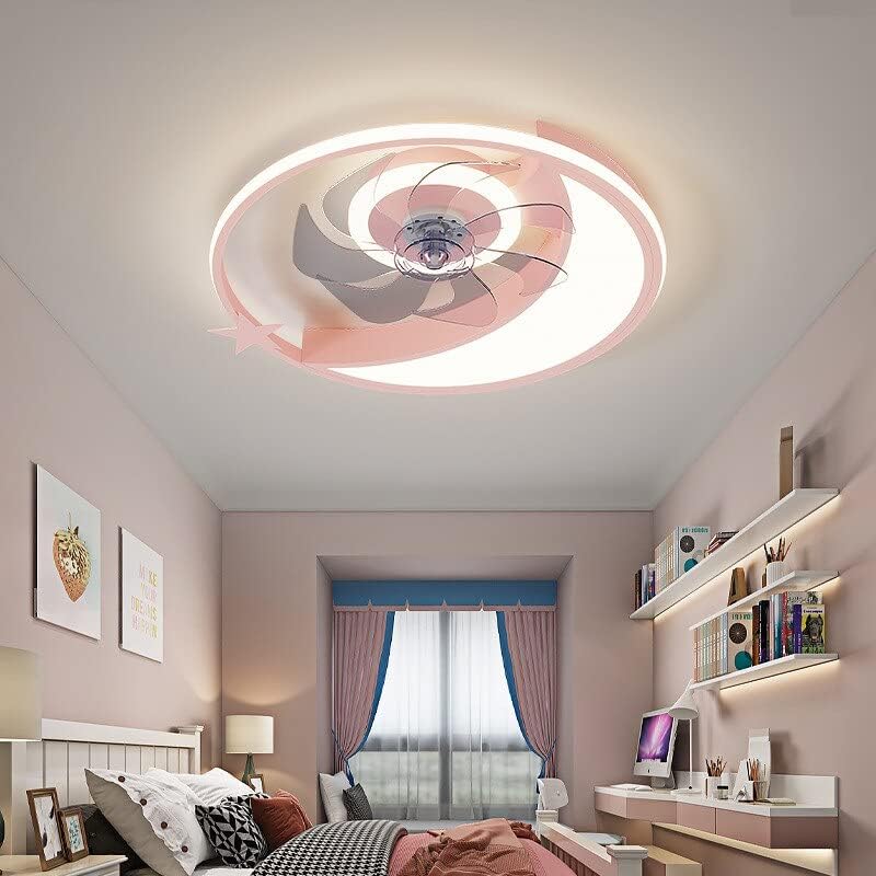 מנורות תקרת LED דקורטיביות מודרניות נברשת מאוורר חדר שינה מאוורר חדר שינה עם אור LED ומאווררי תקרה