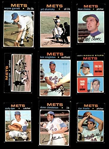 1971 Topps New York Mets ליד צוות סט New York Mets VG/Ex+ Mets