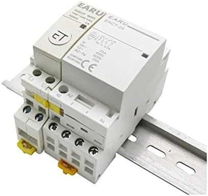 Novoce Smart Auxiliary Contactor Timer AC 220V DC24V DIY DIN Rail Hame Hame Modular Contictor Switch