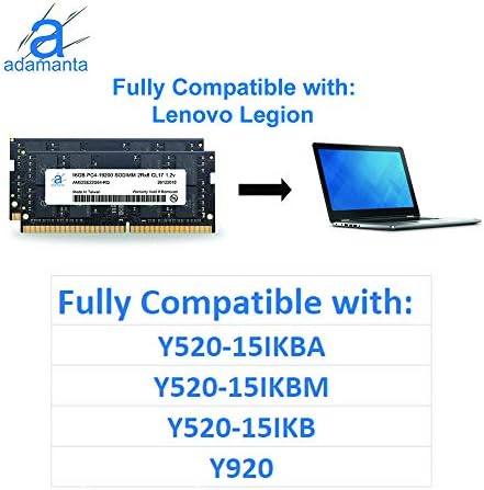 Adamanta 32GB שדרוג זיכרון נייד תואם ללגיון Lenovo, IdeaCentre, IdeaPad, ThinkCentre, ThinkPad & V-Series DDR4