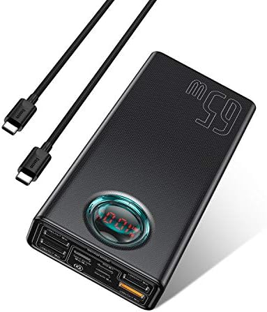 מטען מחשב נייד נייד Baseus & 100W USB C ל- USB C כבל 6.6ft