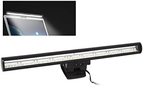 צג מחשב JECTSE אור, LED מחשב צג מנורת תאורה עם 3 מצבי טמפרטורה צבעוניים, מנורת שולחן חוסכת שטח מסך צג מוט