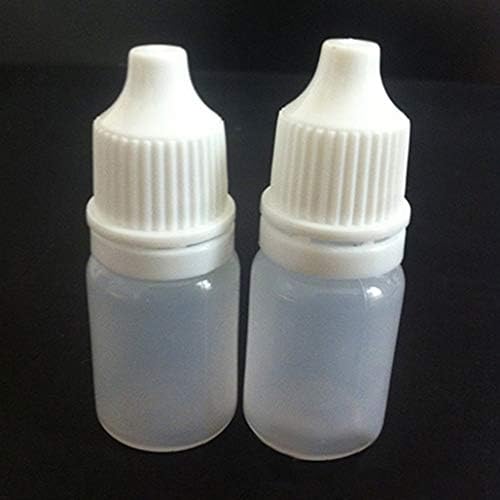 פולבו מעשי עיצוב ועמיד5 יחידות לבן לשימוש חוזר פלסטיק ריק סחיט עין נוזל טפטפת בקבוקי 10 מיליליטר