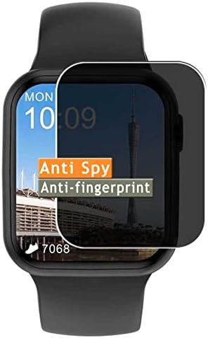 מגן מסך פרטיות של Vaxson, התואם ל- DT No.1 DT100 Pro Smartwatch Smart Watch Watch Anti Spy Slutors