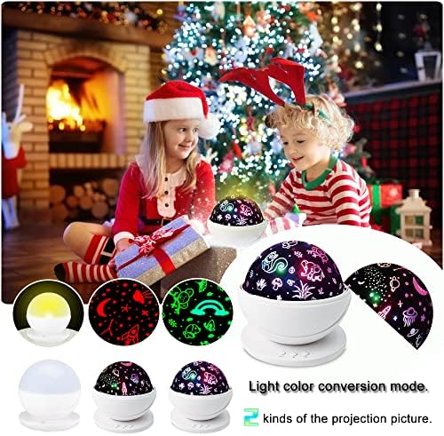 מקרן אור LED ליל, מקרן כוכב הסיבוב Galaxy Light, מקרן תקרת המנורה של USB לילדים, אורות חג מולד