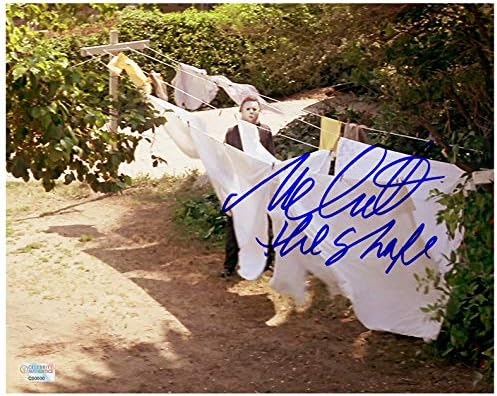 ניק קאסל חתם על ליל כל הקדושים מייקל מאיירס הצורה 8 על 10 תמונה