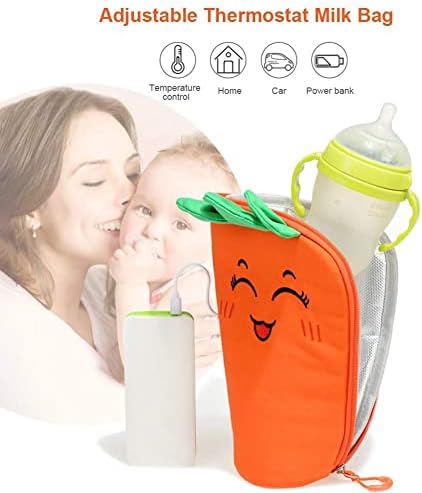 תינוק בקבוק חם לשאת נייד חימום נסיעות חלב חם תיק כדי לשמור על טמפרטורה אידיאלית עבור תינוק חלב בשימוש בבית