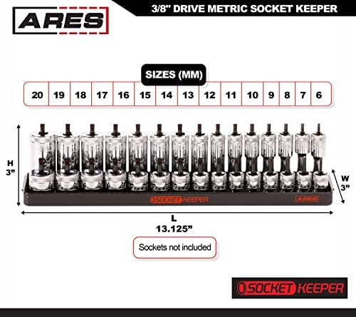 ARES 60141 - 8 חלקים מטרי ושומר SAE SECER SOCKER SECKET SETCE