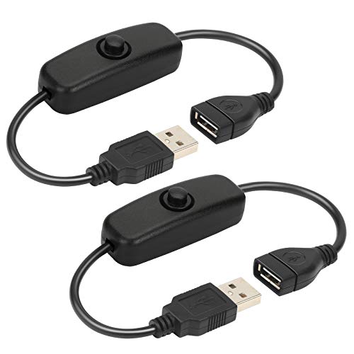 כבל מתג USB 501 של Electop, כבל USB זכר לנקבה עם מתג הפעלה/כיבוי, מתג נדנדה של תוסף USB למקליט נהיגה,