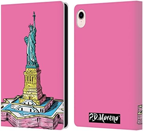 עיצובים לתיק ראש מורשה רשמית P.D. Moreno New York City Skrets Leather Pare Parent Case Cover תואם ל- Apple iPad