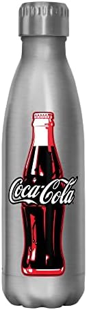 לוגו קוקה קולה 17 עוז בקבוק מים נירוסטה, 17 אונקיה, צבעוני