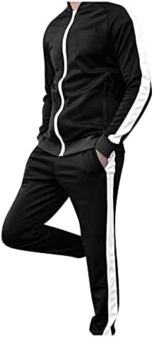 סטוטה גברים 2021 2 חלקים סט תלבושת אימונית מוצקה וצבעונית, מכנסי טרנינג ג ' וגינג ספורט חדר כושר סרבל פעיל