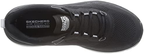 נעל ריצה של דרך הגברים של Skechers, טקסטיל סינטטי בשחור לבן, 7
