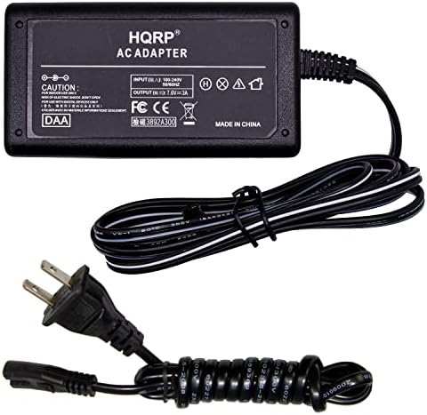 מתאם כוח HQRP AC תואם ל- Sony Alpha DSLR-A100 / DSLRA100 / DSLR-A100K / DSLRA100K / DSLR-A100H