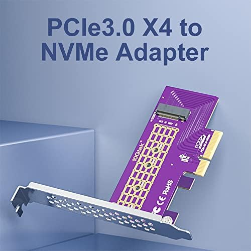 REDLUX PCIE 3.0 ל- NVME M.2 מתאם עבור M.2 SSD, X4, תומך ב- PCIE M.2 SSDS: 2230, 2242, 2260 ו- 2280 כוננים