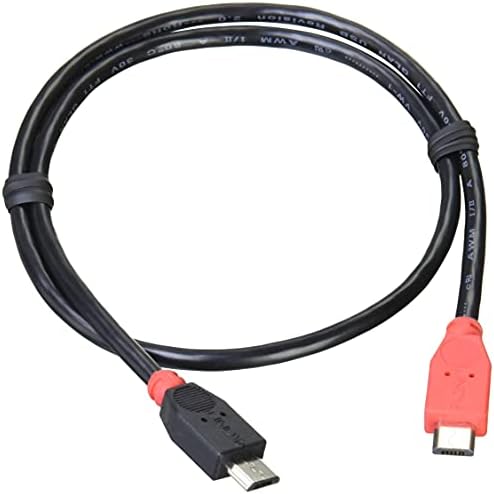 כבל USB 2.0 OTG של Lindy, מיקרו מיקרו/סוג B, 0.5 מ '