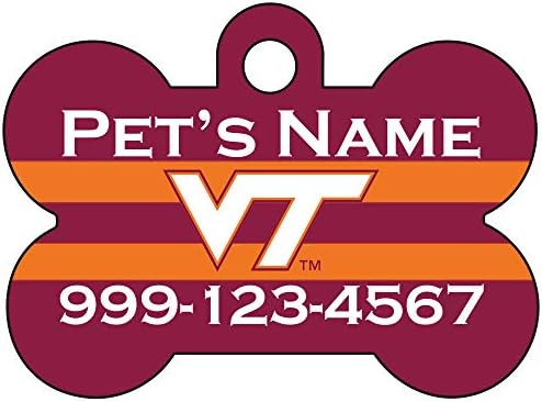 וירג ' יניה טק הוקיס חיות מחמד מזהה כלב תג / רישיון רשמי / אישית עבור חיית המחמד שלך